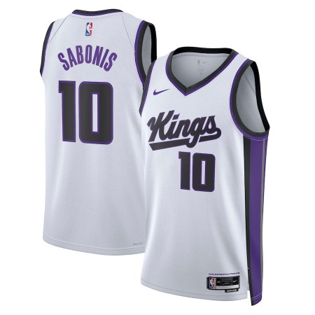 Dres Sacramento Kings Domantas Sabonis Nike 2023-24 Association Edition Bijela Swingman